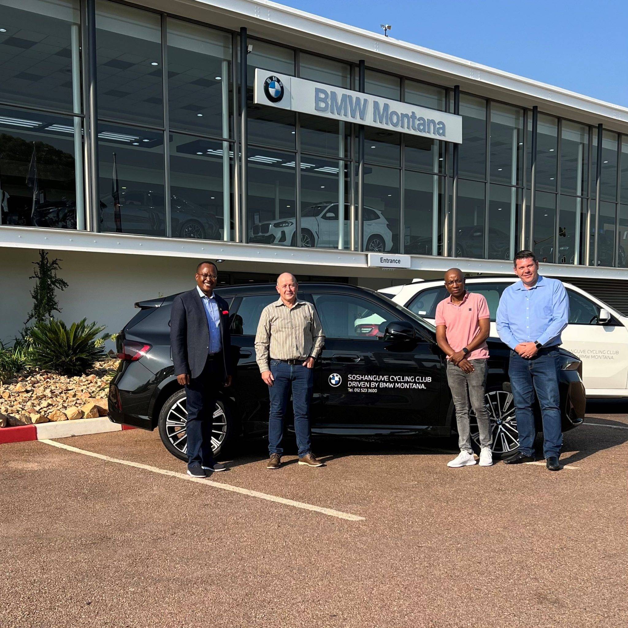LMG’s BMW Montana dealership collaborates with Soshanguve Cycling Club